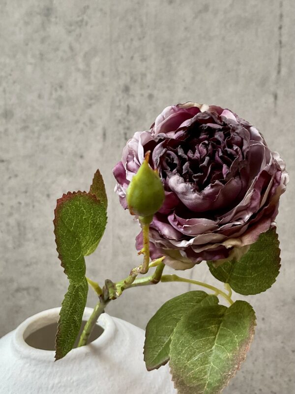 Rose vintage lilla h 45 cm - Image 4