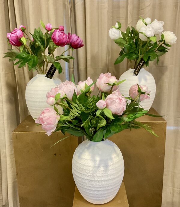 Peony rosa h 46 cm - Billede 3