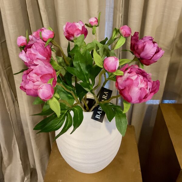Peony cerise h 46 cm - Image 4