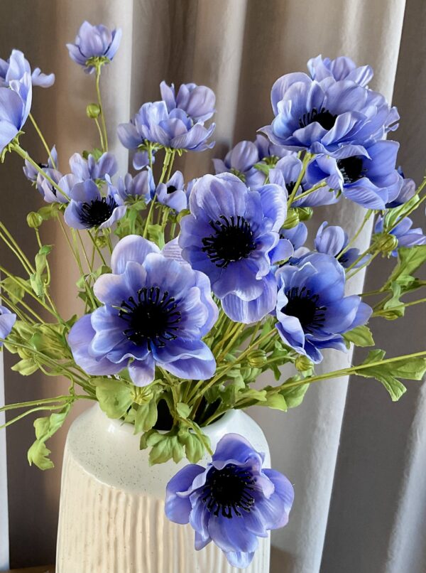 Anemone lyseblå h 81 cm - Image 5