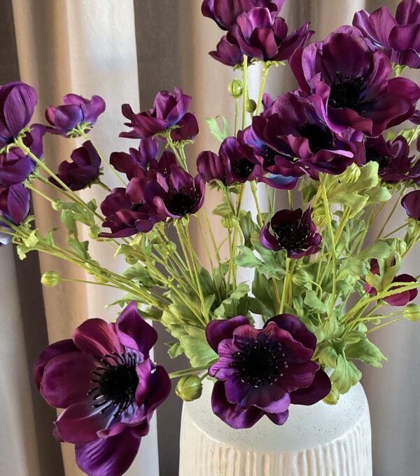 Anemone purple h 81 cm - Image 6