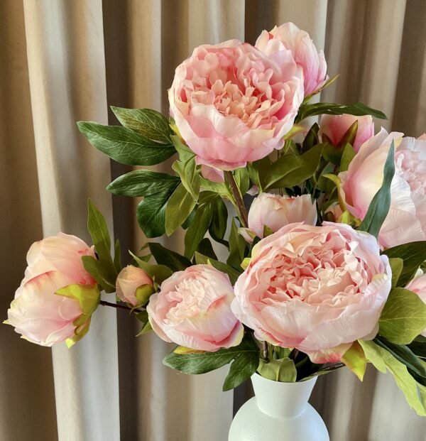 Peony buket rosa H 75 cm - Image 4