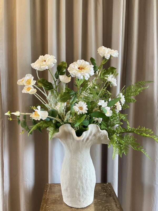 Zinnia hvid h 63 cm - Image 3