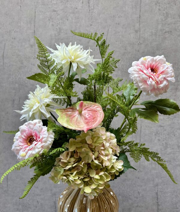 Dahlia hvid h 65 cm - Image 5