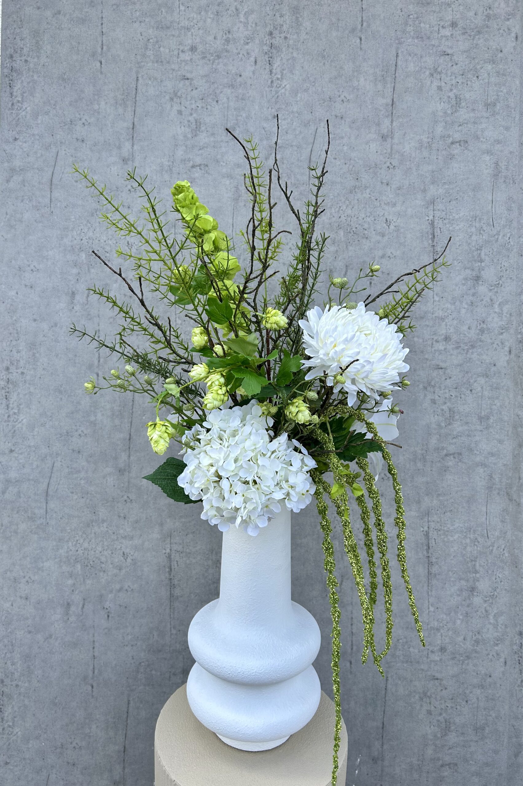 Hortensia hvid h 53 cm - Billede 4