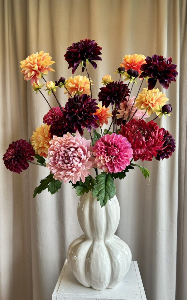 Dahlia orange h 89 cm - Billede 4
