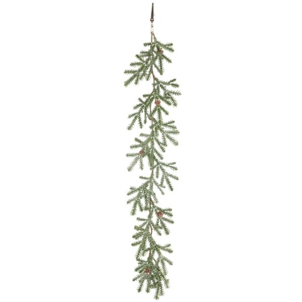Fyr hænge clips m/kogler & frost L 55 cm