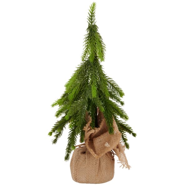 Juletræ i sæk h 37 cm