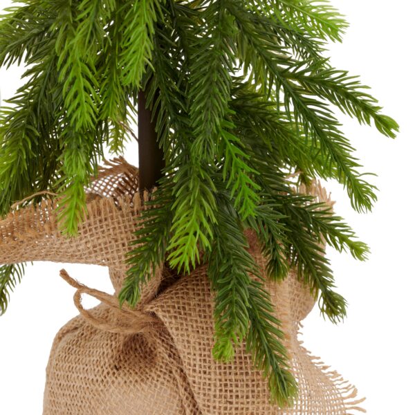 Juletræ i sæk h 45 cm - Billede 2