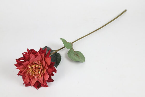 Dahlia lys bordeaux h 71 cm - Image 2