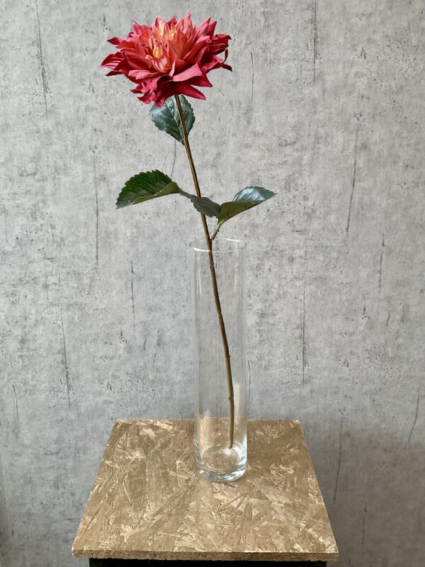 Dahlia lys bordeaux h 71 cm - Image 3