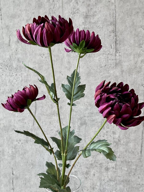 Chrysanthemum purple h 83 cm - Image 3