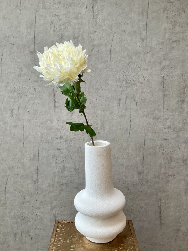 Chrysanthemum hvid h 75 cm - Image 3