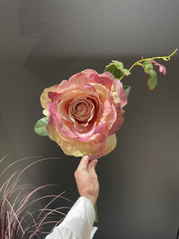 Rose rosa h 72 cm - Billede 2