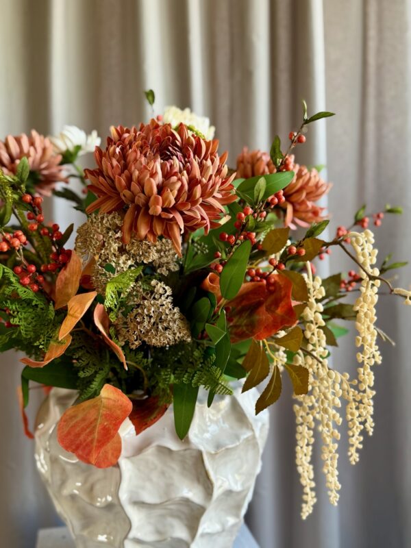 Chrysanthemum gammel rosa h 75 cm - Billede 6