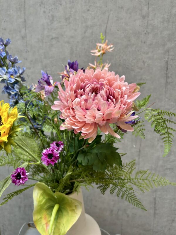 Chrysanthemum rosa h 75 cm - Billede 7