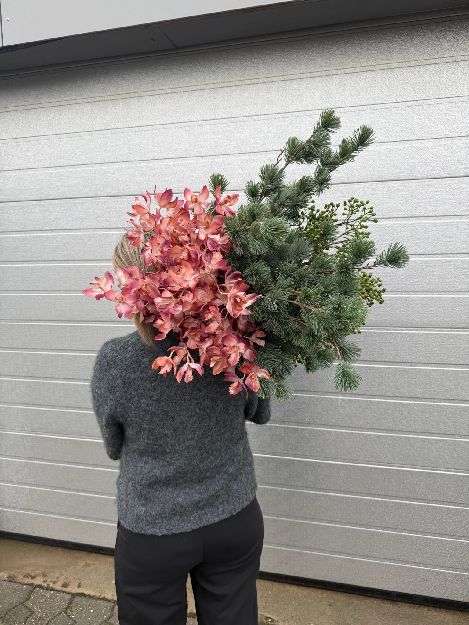 Ceder gran støvet grå h 106 cm - Billede 6