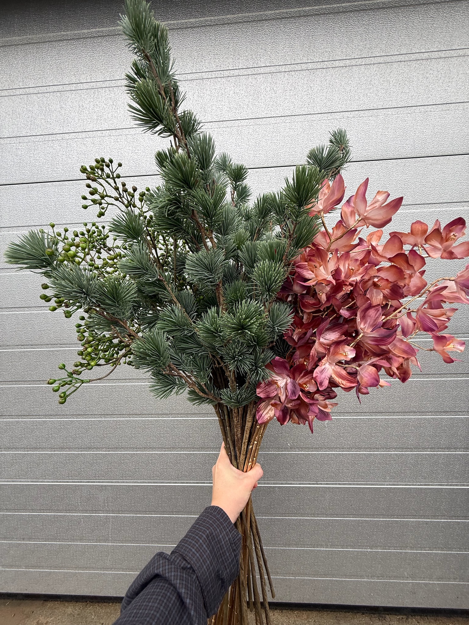 Ceder gran støvet grå h 106 cm - Billede 5