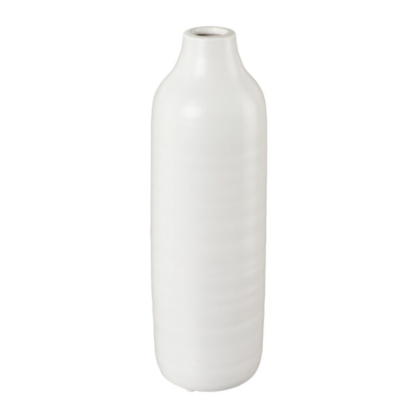 Vase hvid h 30 cm