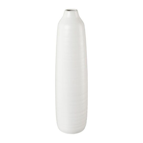 Vase hvid h 40 cm