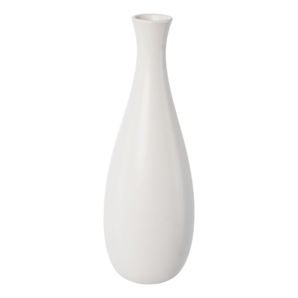 Vase hvid h 30 cm