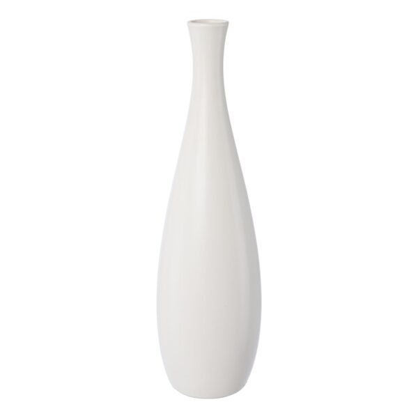 Vase hvid h 40 cm
