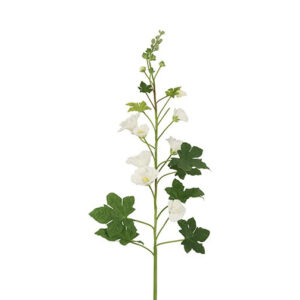Stokrose hvid h 155 cm