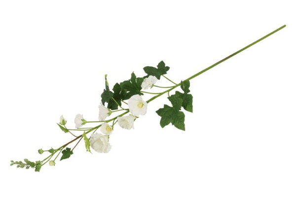 Stokrose hvid h 155 cm - Billede 2