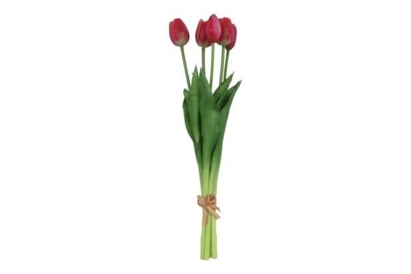 Tulipan bundt pink h 41 cm