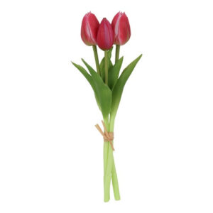 Tulipan bundt pink h 29 cm