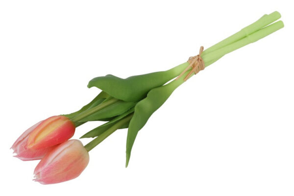 Tulipan bundt peach h 29 cm - Billede 2