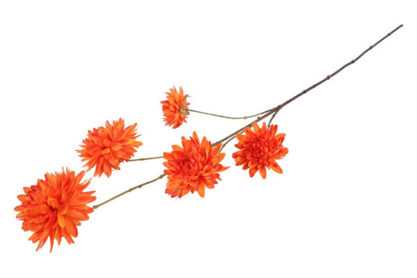 Dahlia orange h 48 cm - Billede 3
