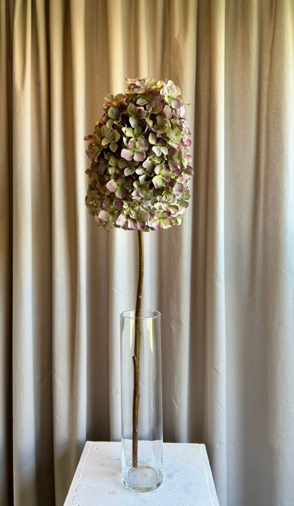 Hortensia grøn/lilla h 83 cm