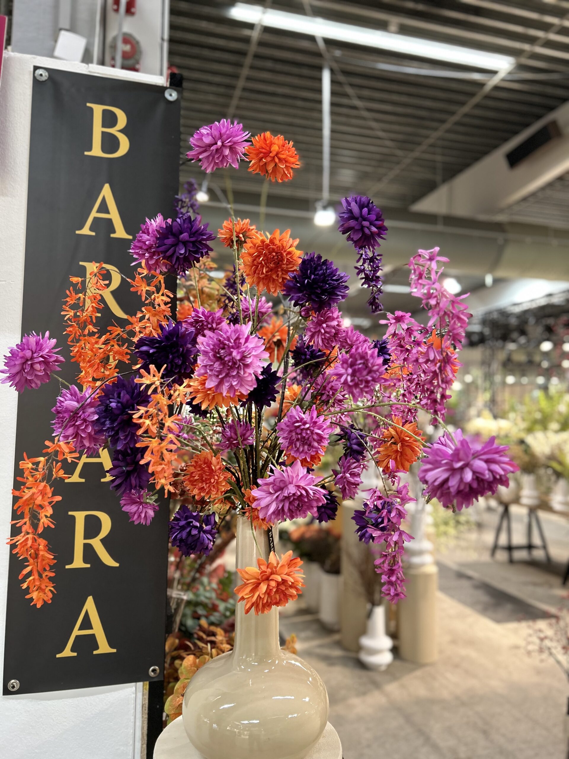 Dahlia pink h 78 cm - Billede 4