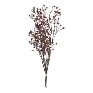 Bær bundt bordeaux h 50 cm