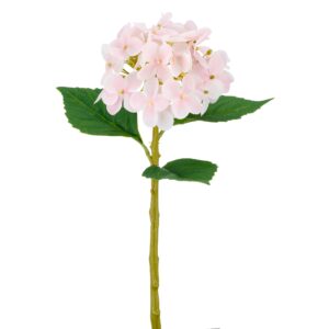 Hortensia lys rosa real touch h 33cm