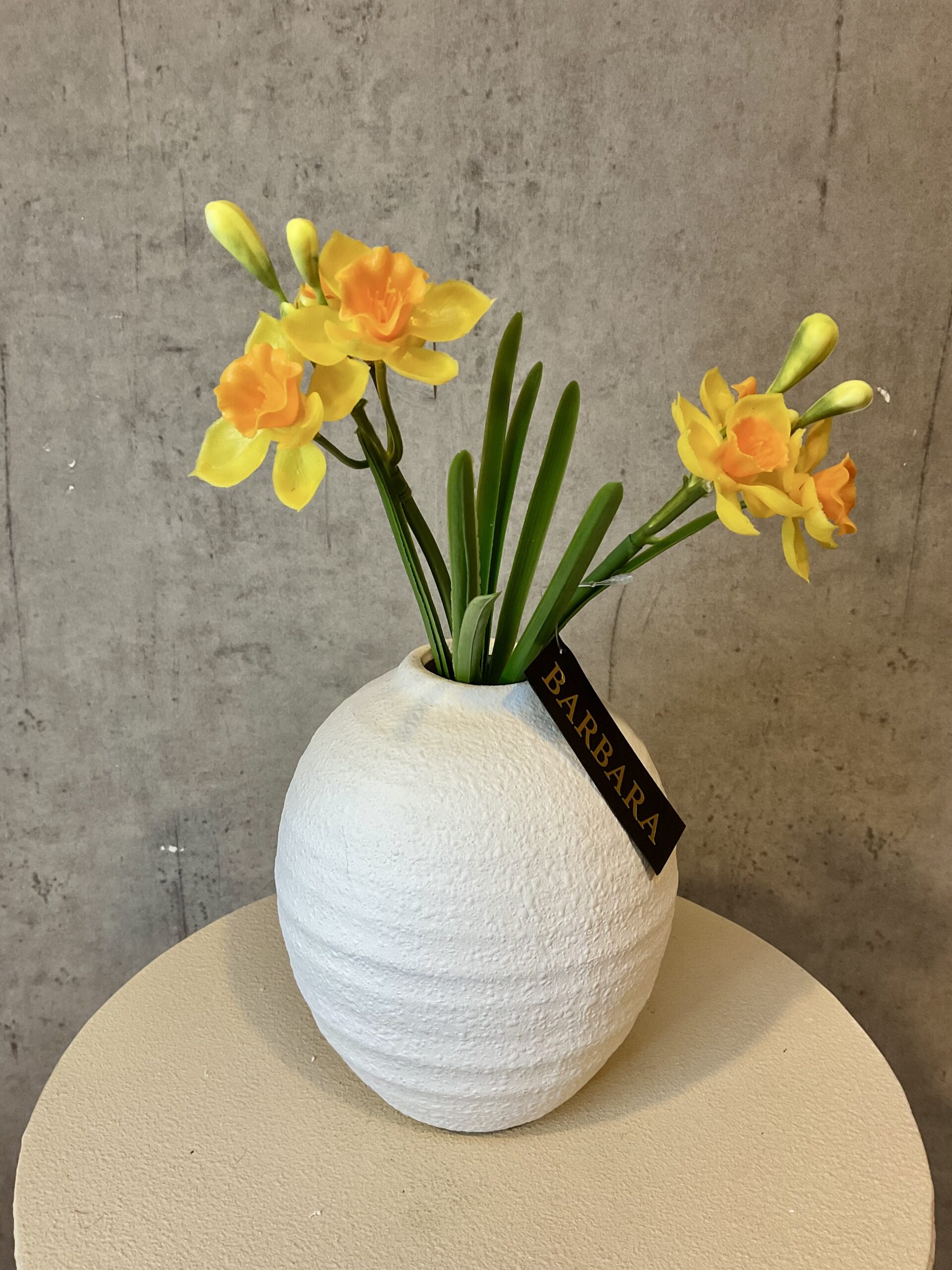 Påskelilje bund a 2 gul h 32cm - Billede 3