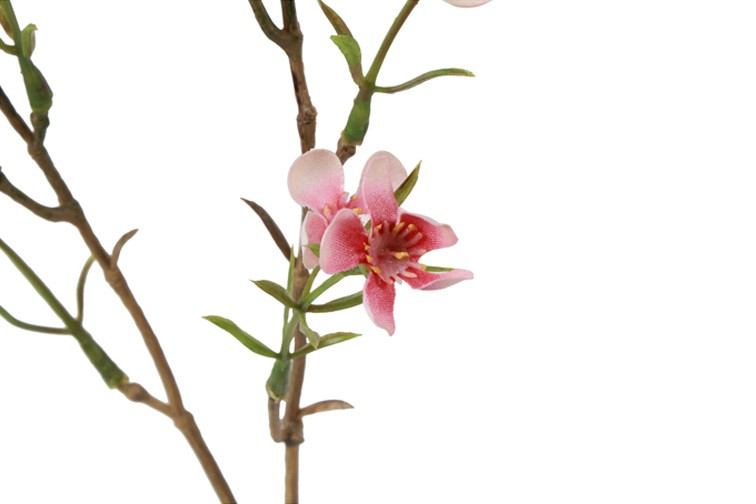 Voks blomst rosa h 52 cm - Billede 2