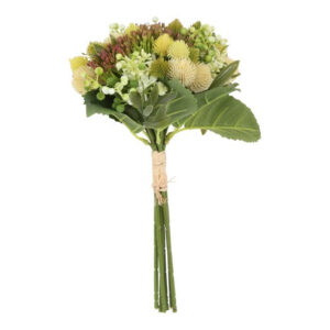 Buket  mix hvid/lime h 36 cm