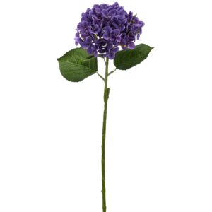 Hortensia purple real touch h 60 cm